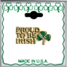 Irish "Proud to Be Irish" lapel Pin