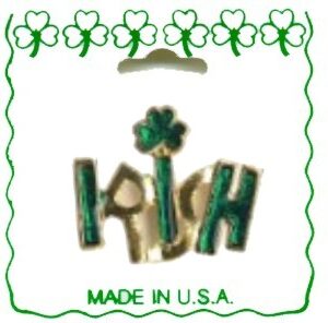 IRISH Script Lapel Pin