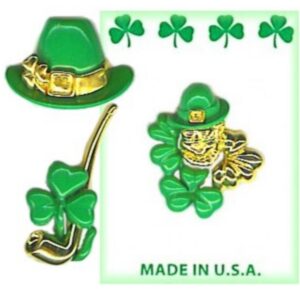 Irish 2-Tone Gold Pin Assortment