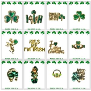 Irish Lapel Pin Assortment on 3 Dozen Display