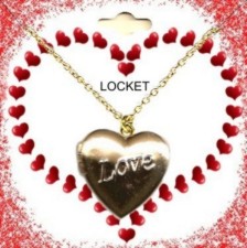 Heart Love Photo Locket Necklace