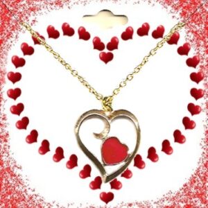 Valentine Love Eternity Heart Necklace