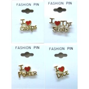Gambling Lapel Pin Assortment