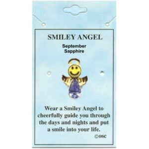 Smiley Angel Birthstone Pins Assortment