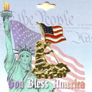 USA 911Commemorative Fire Fighter's Lapel Pin