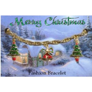 Christmas 5 Charm 7 inch Bracelets