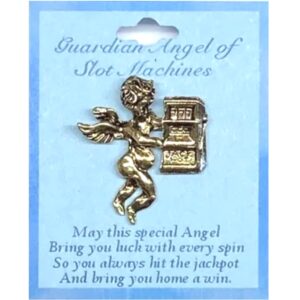 Guardian Angel Of The Slot Machine Lapel Pin