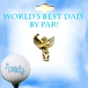 Father Golf Guardian Angel Lapel Pins