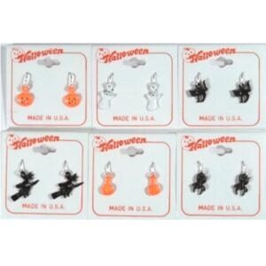 Halloween Pierced Earrings Dangle Assortment