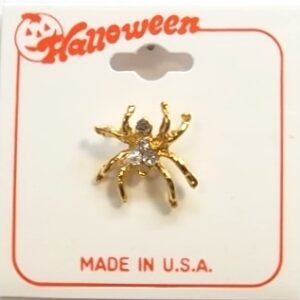 Halloween Spider Austrian Crystal Lapel Pins