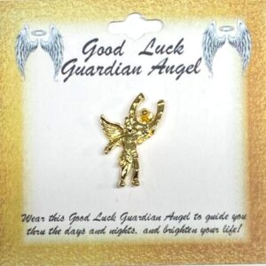 Good Luck Guardian Angel Lapel Pin
