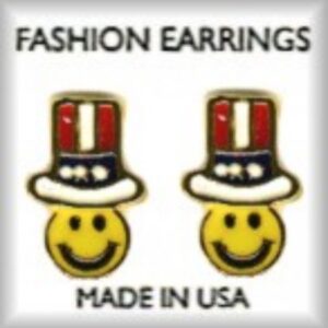 USA Uncle Sam Pierced Earrings