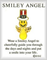 USA Uncle Sam 4th of July Smiley Angel Pins in 3 Dozen Display