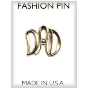 Father's DAD Script Lapel Pin in 3 Dozen Displays