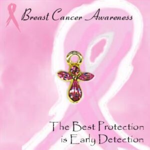 Breast Cancer Awareness Crystal Lapel Pins