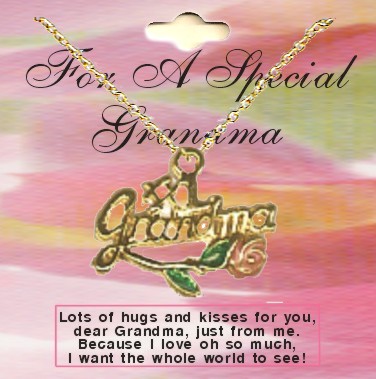 Grandmother's #1 GRANDMA Necklace Assortment 1 Dozen Pack