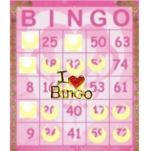 I Love Bingo Lapel Pins