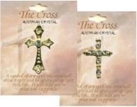 Cross Crystal Lapel Pin Assortment