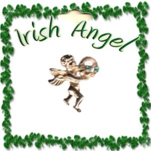 Irish Guardian Angel With Claddagh Lapel Pins