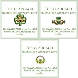 Irish Claddagh Lapel Pin Assortment