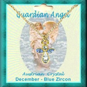 Guardian Angel Birthstone 18 Inch Necklace