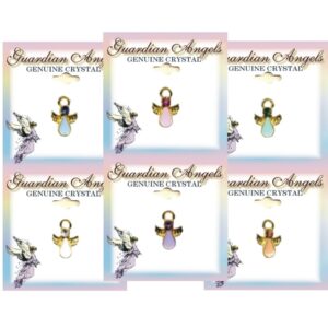 Guardian Angel Crystal Pastel Pin Assortment