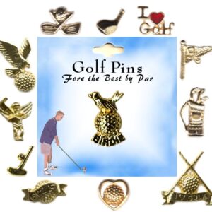 Golf Lapel Pin Assortment in 1 Dozen Pack