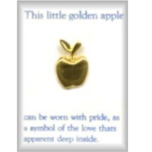 Golden Apple Inspirational Lapel Pins in 3 Dozen Display