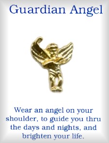 Golf Angel Lapel Pins in 3 Dozen Display