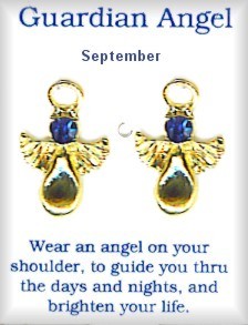 Guardian Angel Birthstone Earrings in 3 Dozen Display