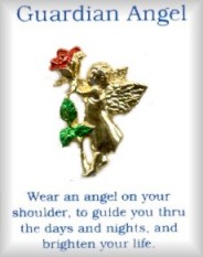 St. Therese Guardian Angel Lapel Pins in 3 Dozen Display